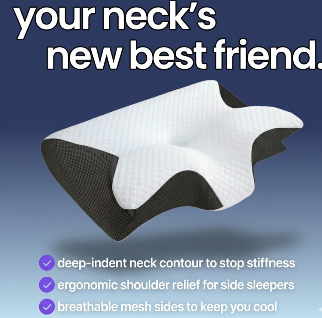 SleepOra™ Premium Cool Ergo Pillow