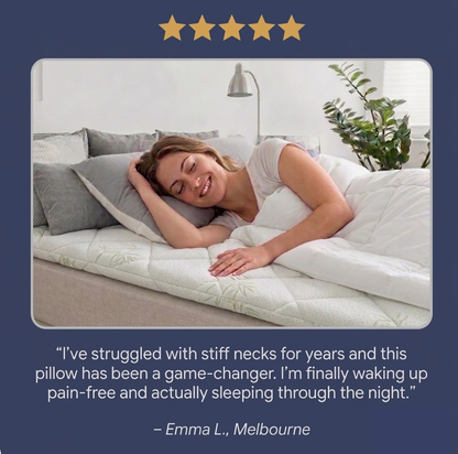SleepOra™ CalmFoam Bamboo Mattress Topper