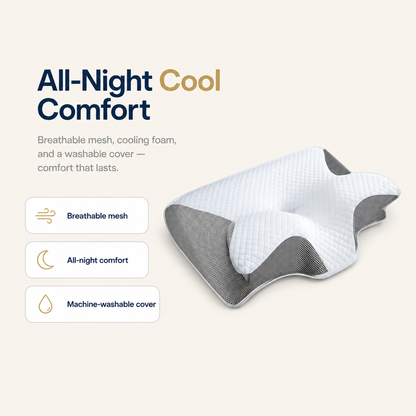 SleepOra™ Premium Cool Ergo Pillow